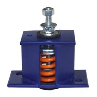Image of Seismic spring isolators SM1 rated load 450lbs 204Kg color Orange